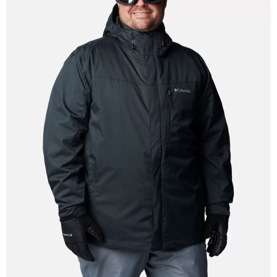 Black Melange Columbia Herren Whirlibird Iv Interchange Jacket Groß