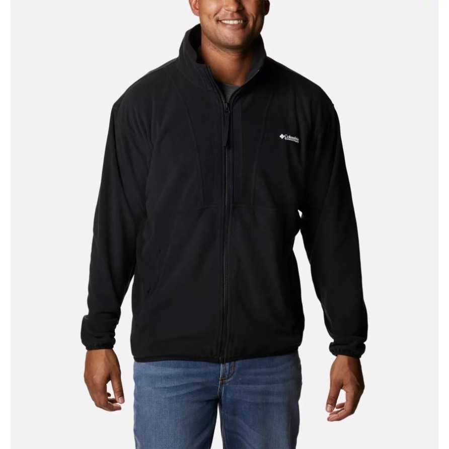 Schwarze Herren Rückenschale Fleece Leichte Columbia
