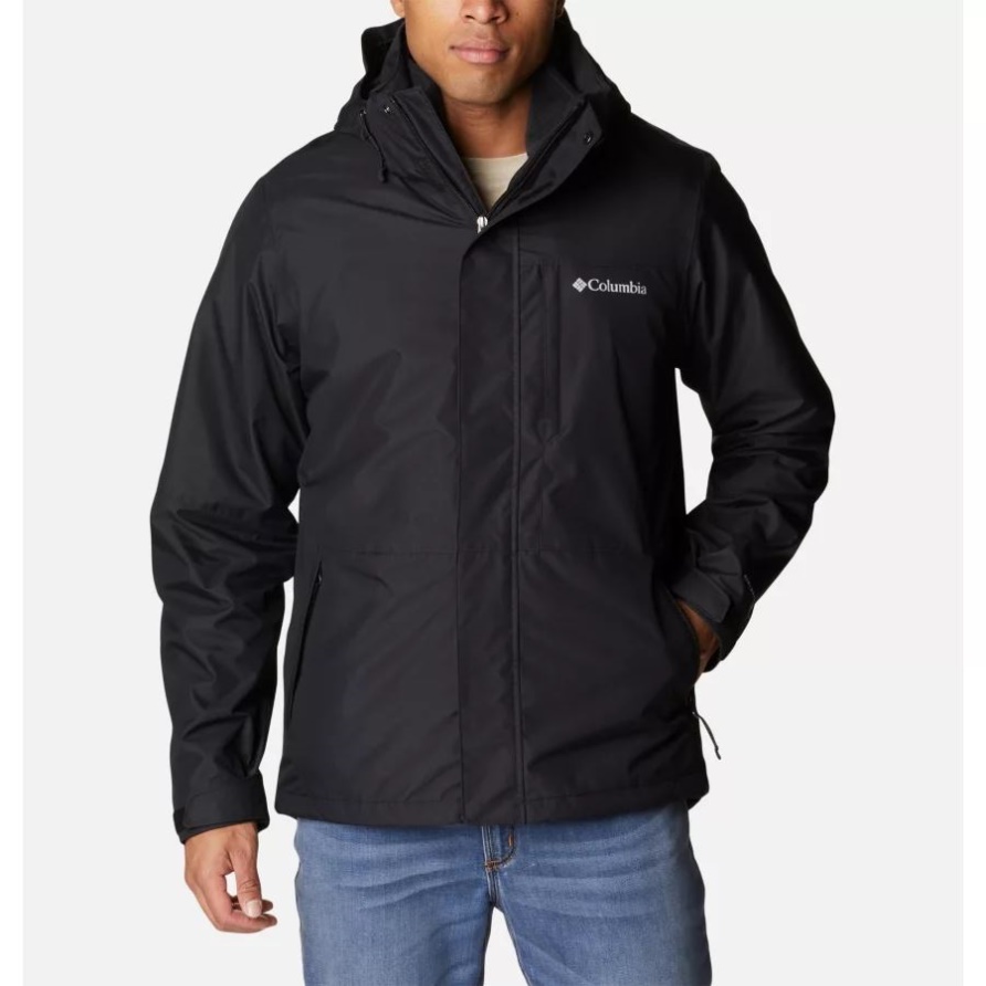 Schwarze Golfport 3-in-1-wechseljacke Für Herren Columbia