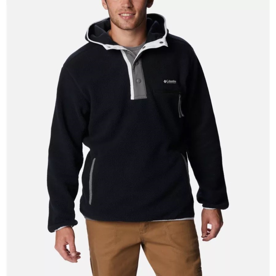 Schwarzer Helvetia Hoodie Für Herren Columbia