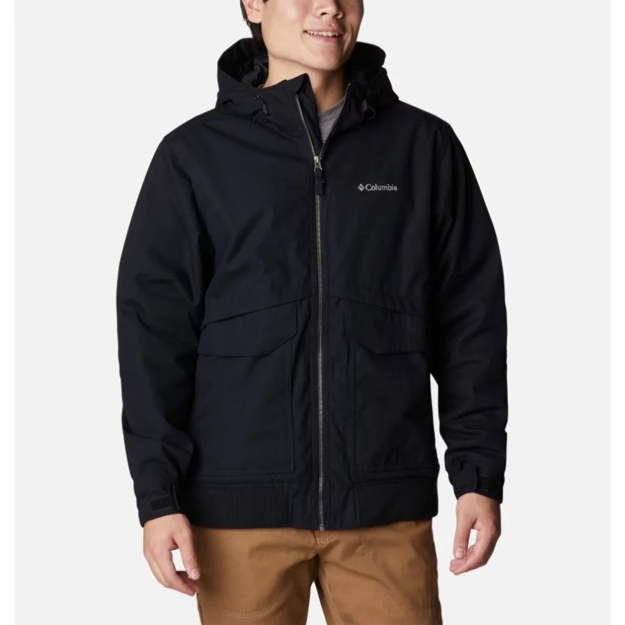 Schwarze Loma Vista Ii Kapuzenjacke Für Herren Columbia