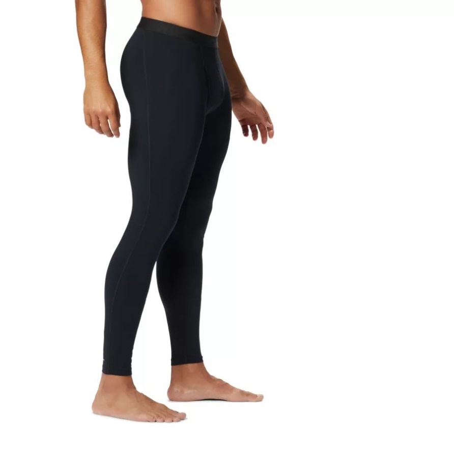 Schwarze Omni-heat Mittelschwere Unterwäsche-strumpfhose Für Herren Columbia