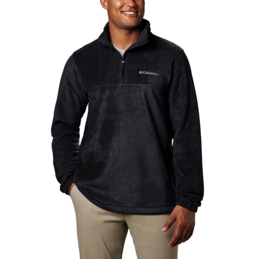 Schwarzes Steens Mountain-fleece Mit Halbem Reißverschluss Für Herren Columbia