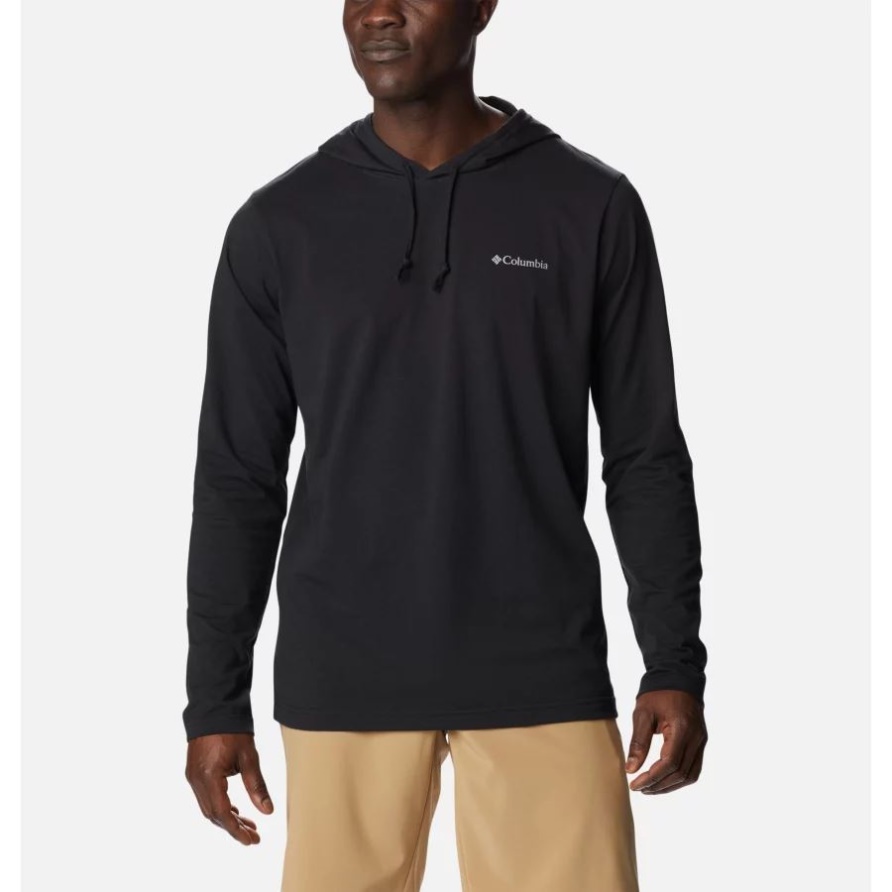 Schwarzer Sun Trek Hoodie Für Herren Columbia
