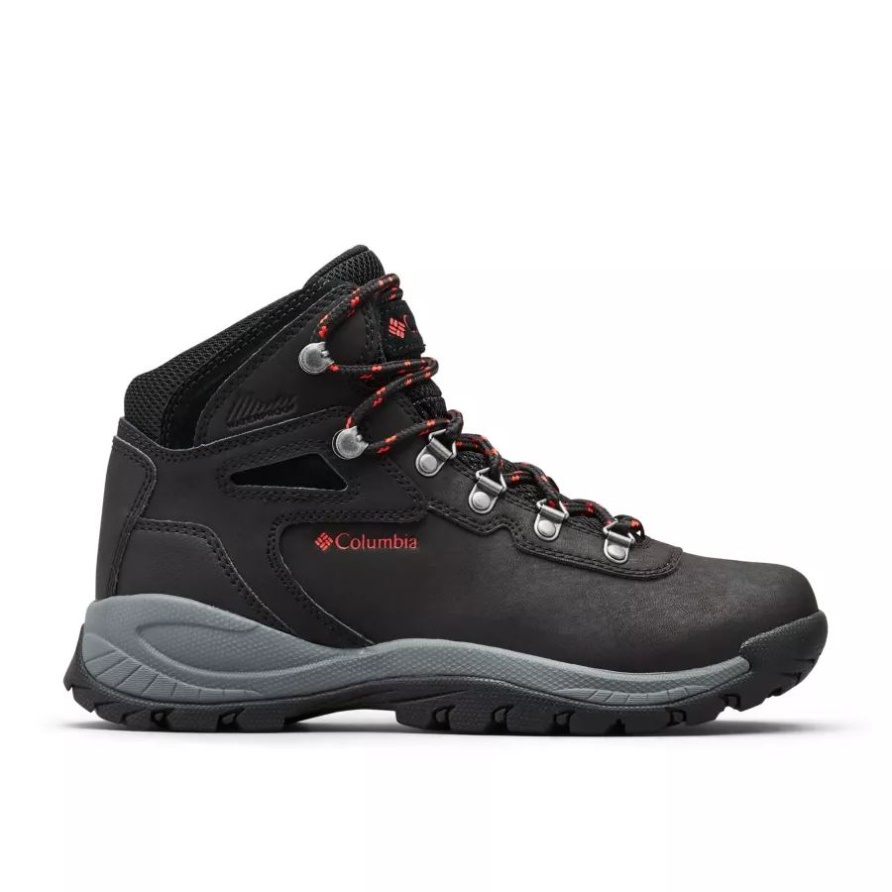 Schwarz/mohnrot Damen Newton Ridge Plus Wasserdichter Wanderschuh Columbia