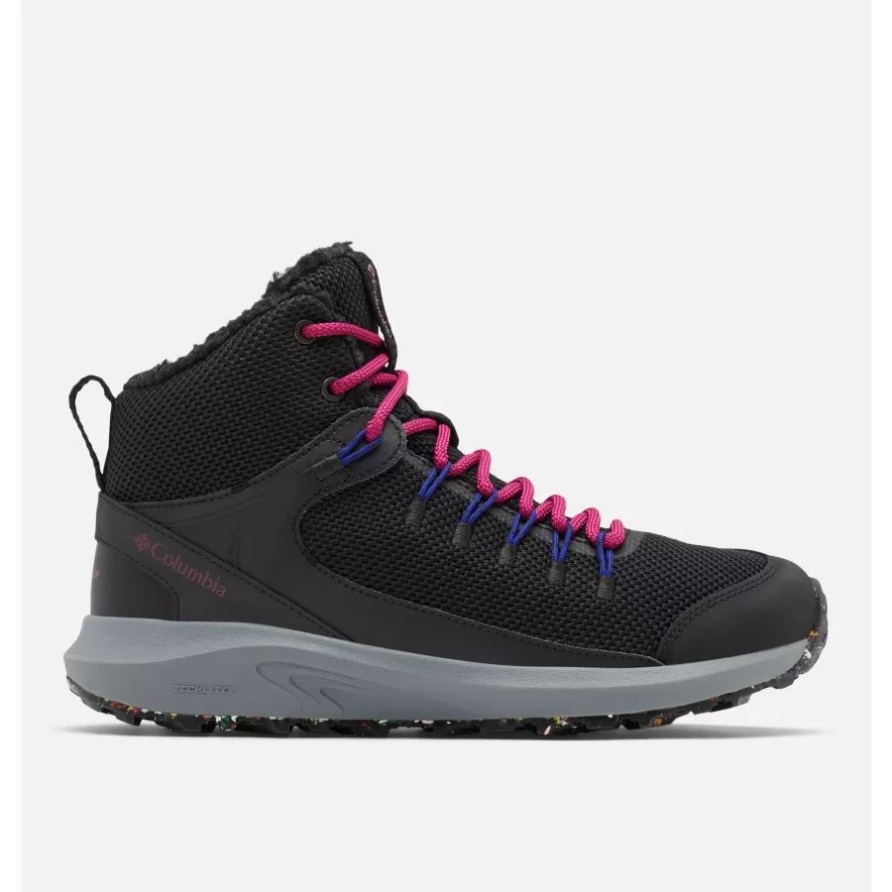 Black/red Onion Trailstorm Mid Wasserdichter Wanderschuh Für Damen Columbia