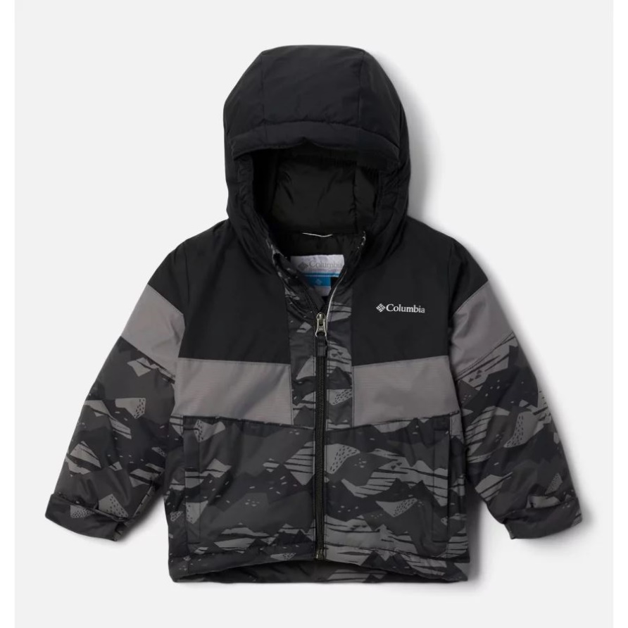 Black Scrapscape Tonal/black/city Grey Lightning Lift II Jacke Für Jungen Für Kleinkinder Columbia