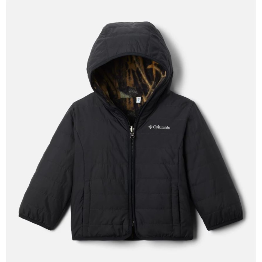 Black/timberwolf Wendejacke Für Kleinkinder Von Double Trouble Columbia