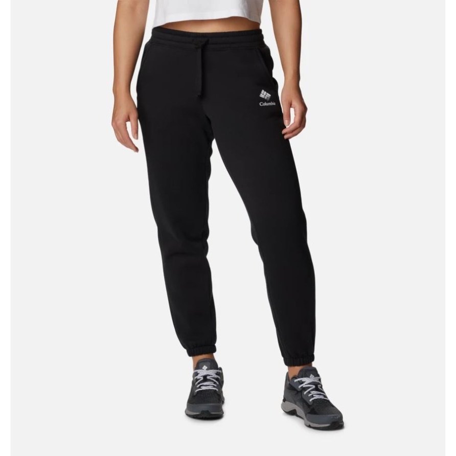 Schwarz/weiß Columbia Damen-Columbia-Trek-Jogginghose Mit Gestapeltem CSC-Logo