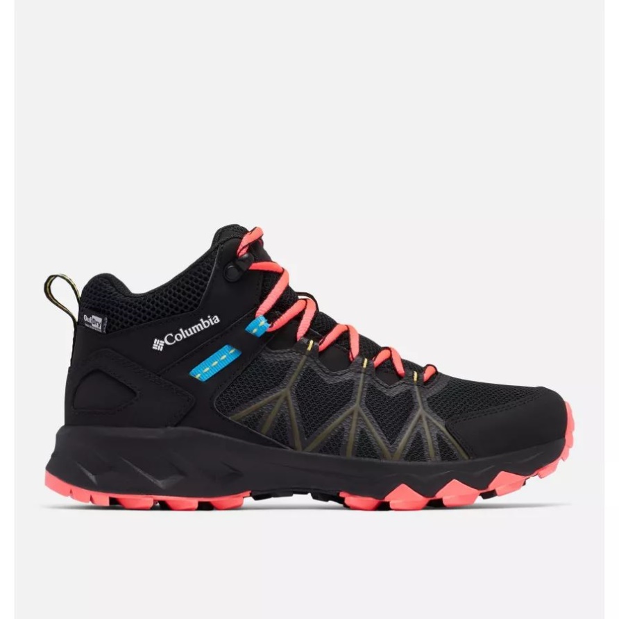 Schwarz/Weiß Columbia Peakfreak II Mid Outdry Wanderstiefel Für Damen