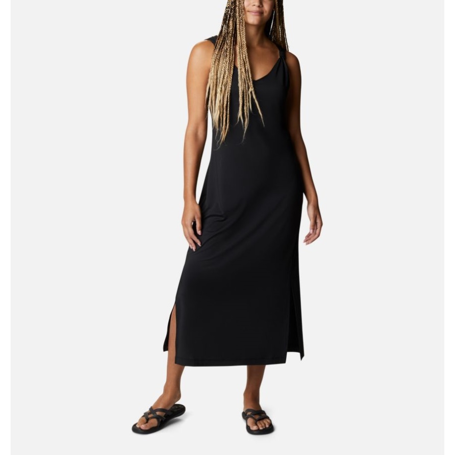 Schwarzes Chill River Maxikleid Für Damen Columbia