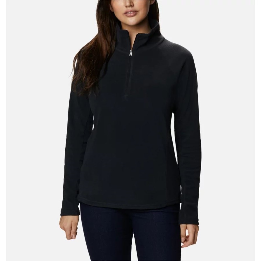 Schwarzes Damen-glacial Iv-fleece Mit Halbem Reißverschluss Columbia