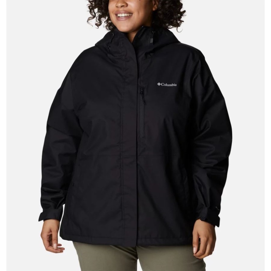 Schwarze Wanderjacke Für Damen Plus Größe Columbia
