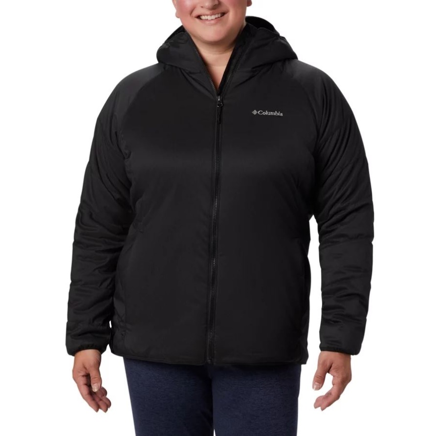 Schwarze Kruser Ridge Ii Plüsch-softshelljacke Für Damen Plus Größe Columbia