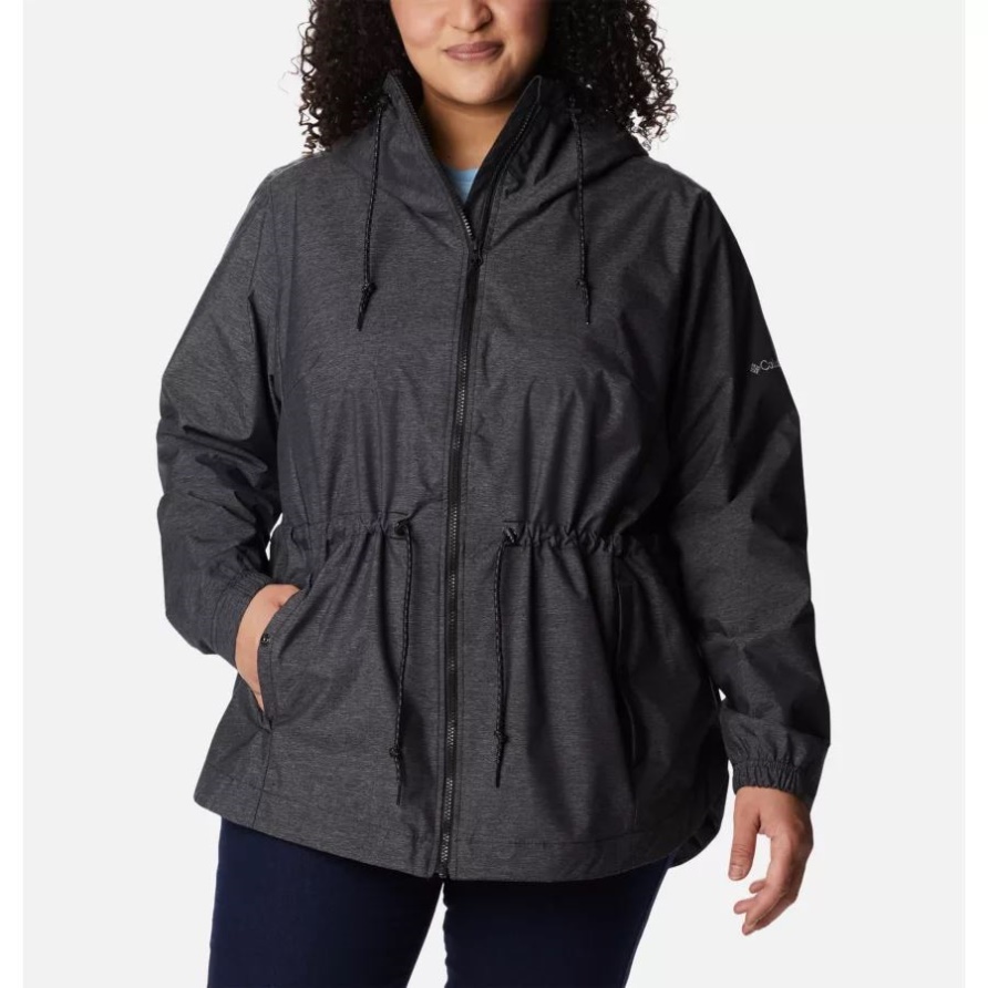 Schwarze Lillian Ridge-shelljacke Für Damen Plus Größe Columbia