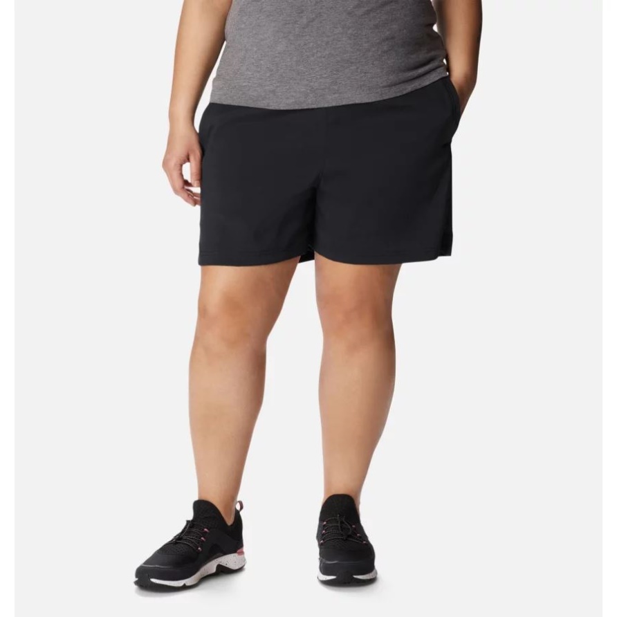 Schwarze Shorts Für Unterwegs In Übergröße Columbia