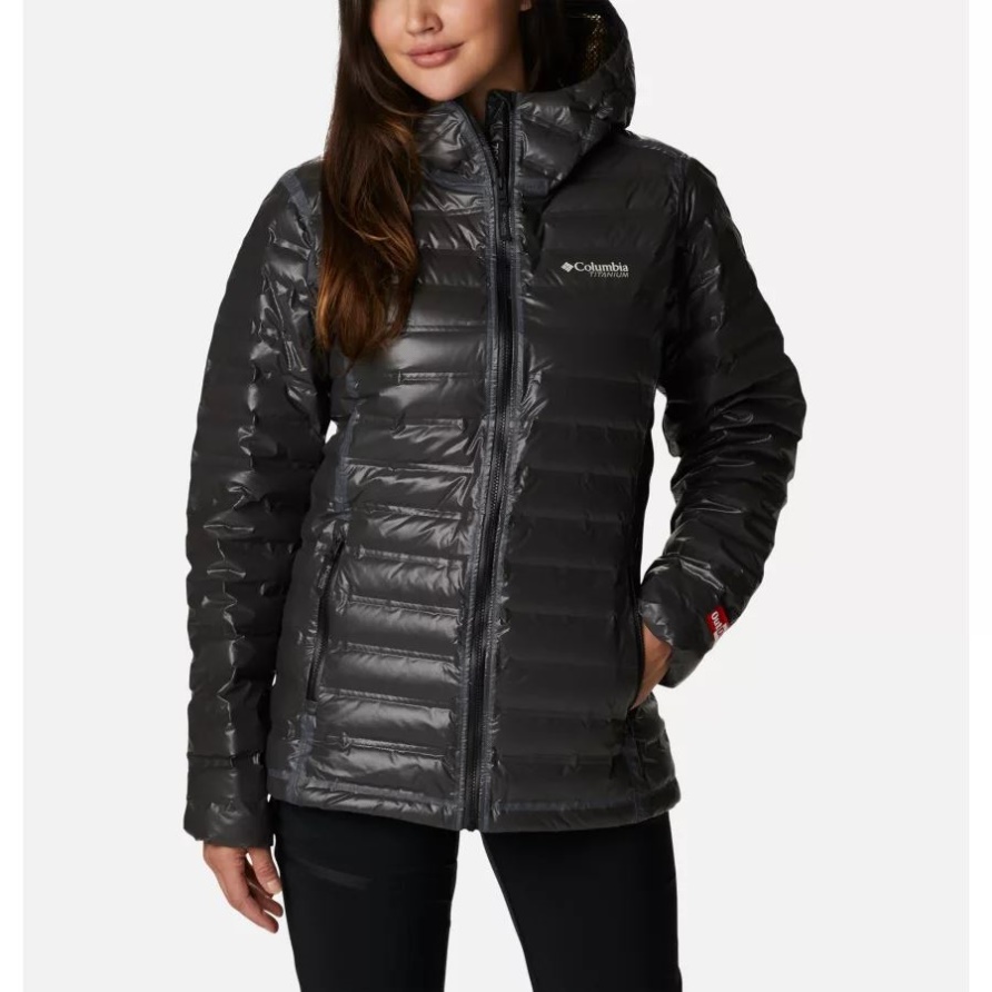 Schwarze Outdry Ex Ii Gold Omni-heat Infinity Daunenjacke Damen Columbia