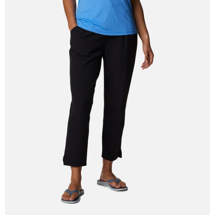 Schwarze Pfg Sun Drifter Gewebte Hose Für Damen Columbia