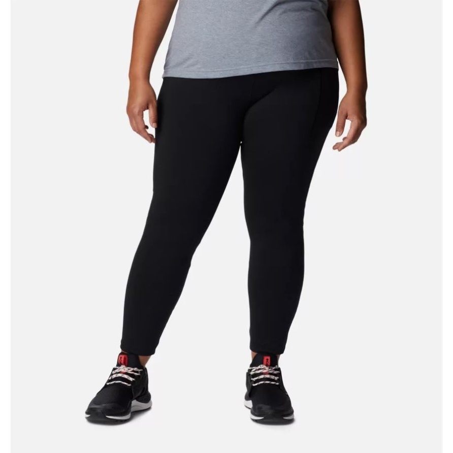 Schwarze 7/8-Leggings Für Damen In Übergröße Columbia