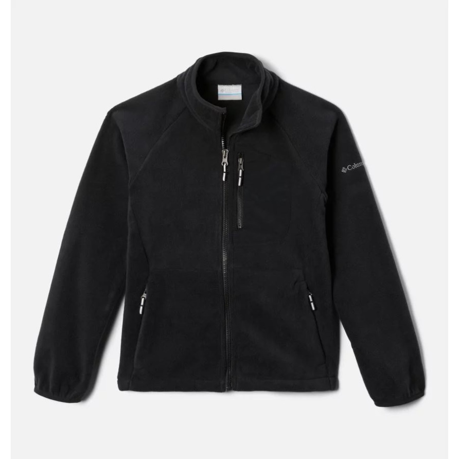 Schwarze Jugend Fast Trek Iii Fleecejacke Columbia