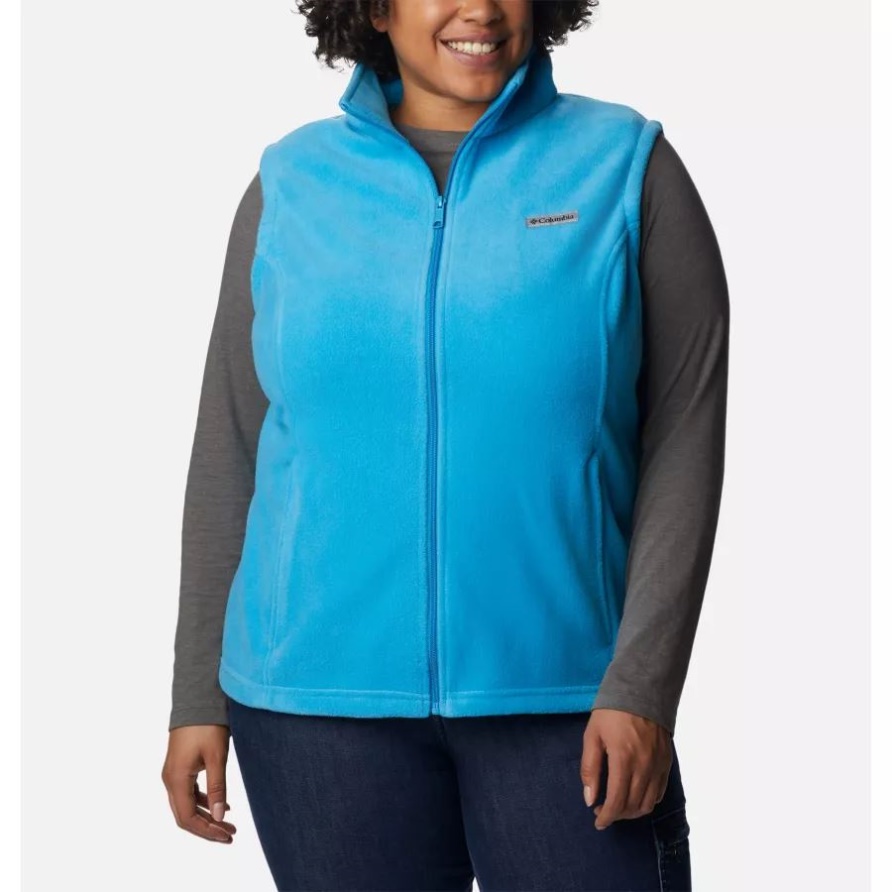 Blue Chill Damen-weste Mit Benton-federn Plus Größe Columbia