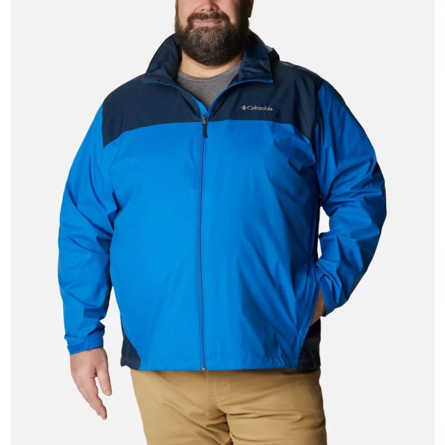 Blue Jay/columbia Navy Glennaker Lake Regenjacke Für Herren Big Columbia