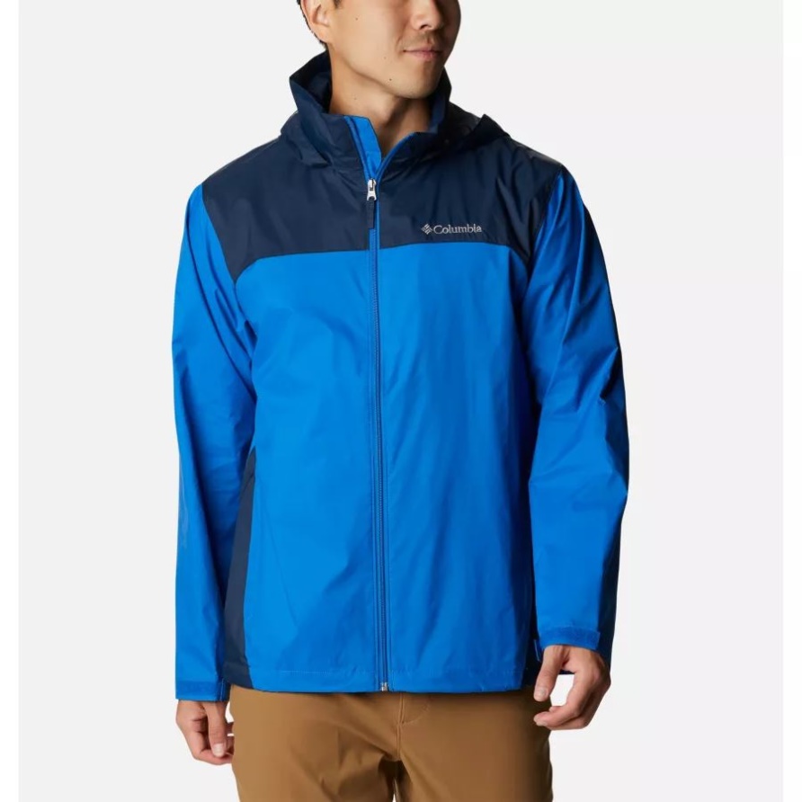 Blue Jay/columbia Navy Glennaker Lake Regenjacke Für Herren Columbia