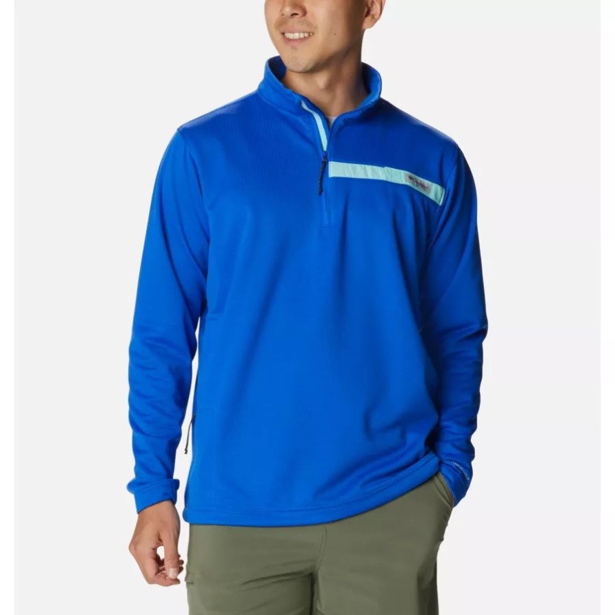 Blauer Ara/golfstrom Herren Pfg Skiff Guide Fleece Columbia