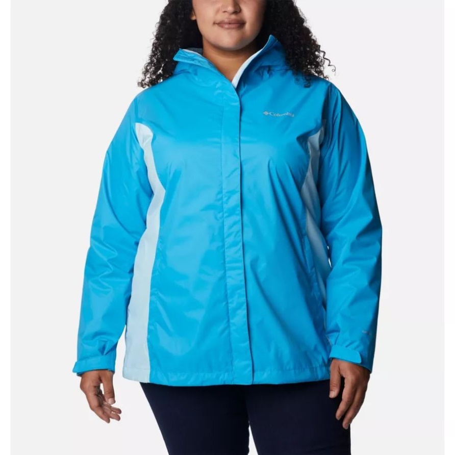 Blau Kühl/frühlingsblau Columbia Arcadia Ii Damenjacke Plus Größe