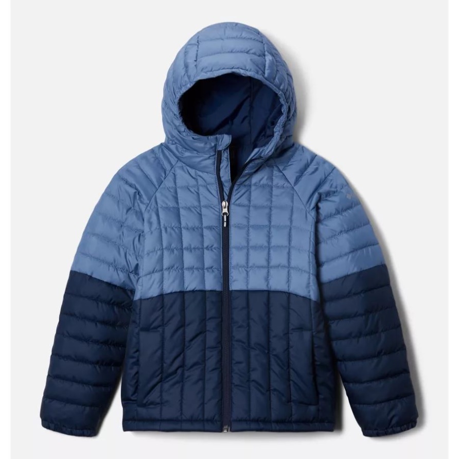 Bluestone/collegiate Navy Humphrey Hills Pufferjacke Für Jungen Columbia