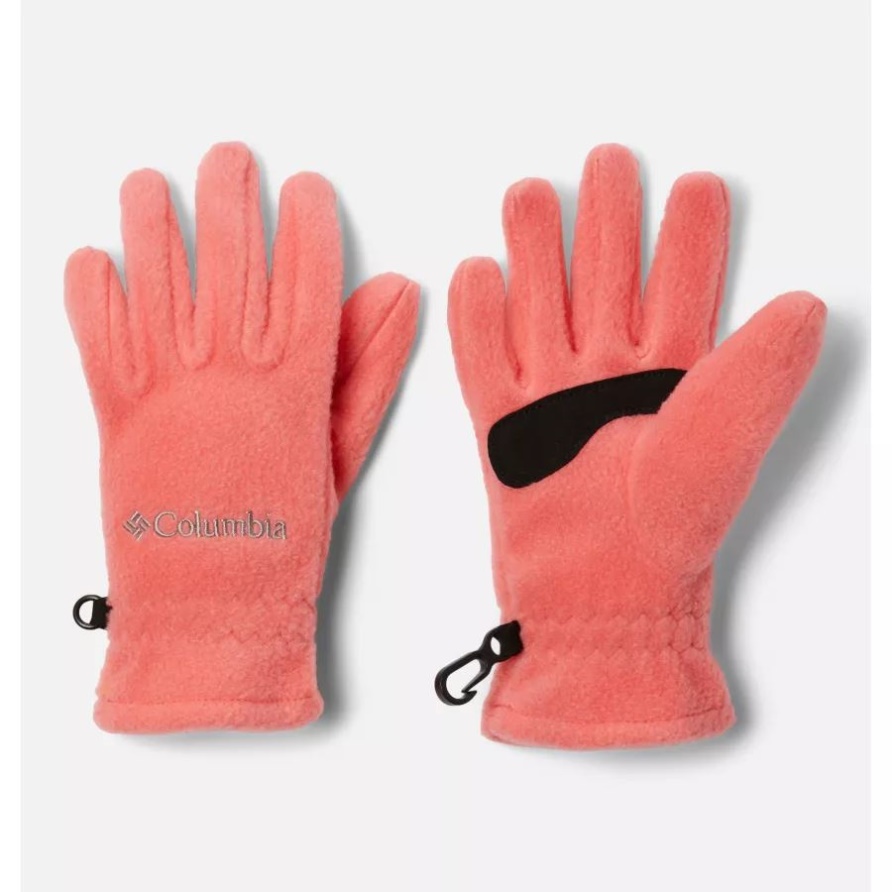 Blush Pink Columbia Fast Trek Fleece-Handschuhe Für Kinder