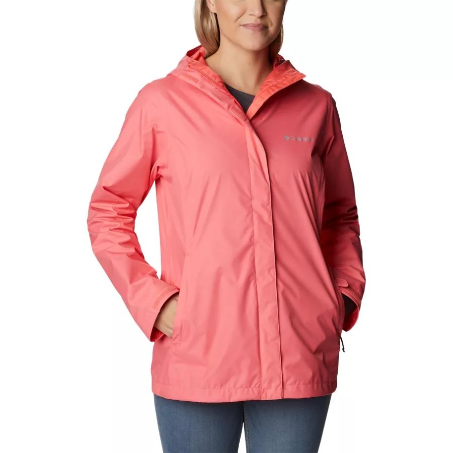 Blush Pink Columbia Arcadia II Regenjacke Für Damen