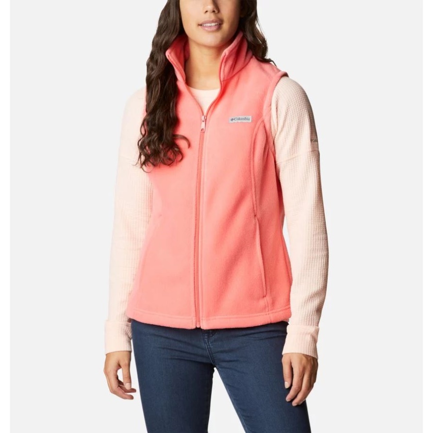 Blush Pink Columbia Benton Springs Weste Für Damen