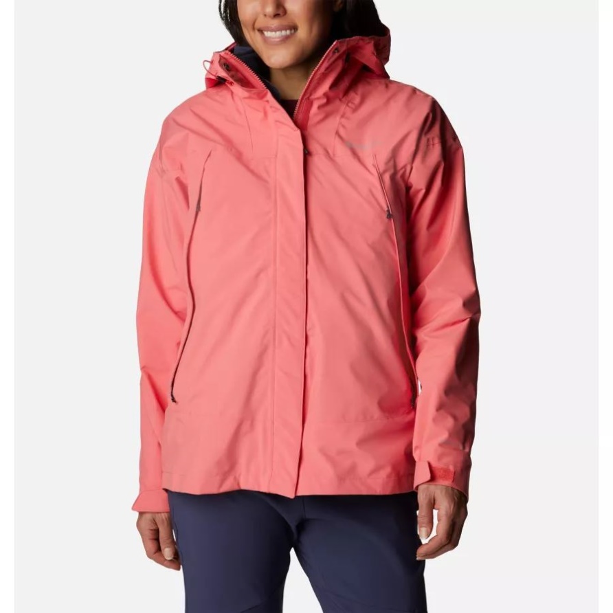 Blush Pink Canyon Meadows Wasserdichte 3-in-1-Wanderjacke Für Damen Columbia