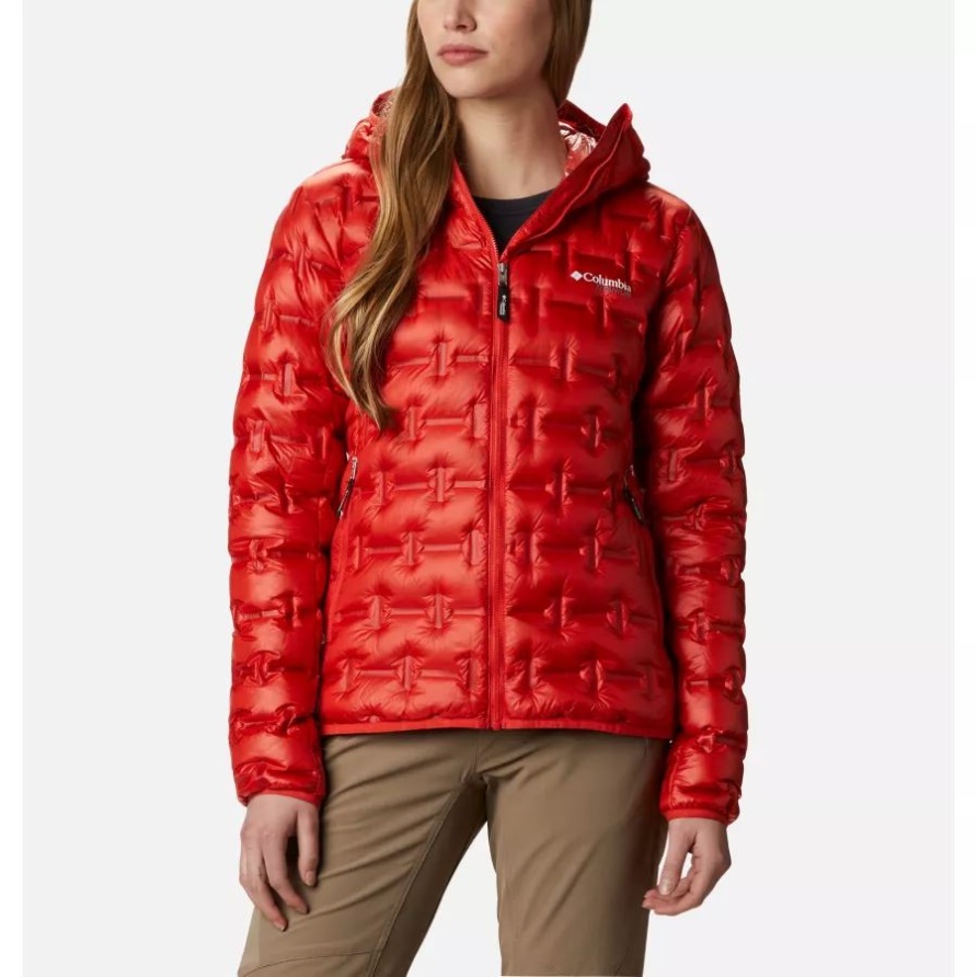 Alpine Crux-Daunenjacke Von Columbia In Kräftigem Orange Für Damen