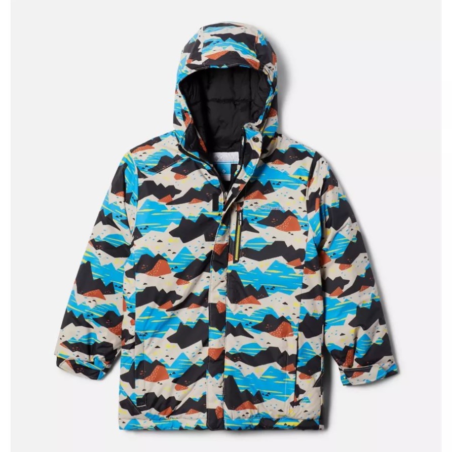 Alpine Free Fall II Jacke Für Jungen Ancient Fossil Scrapscape Columbia