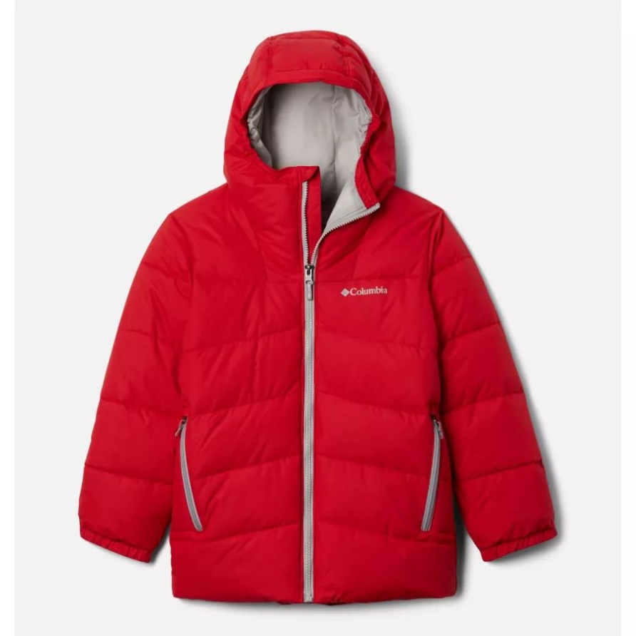 Arctic Blast Jacke Für Jungen Mountain Red Columbia