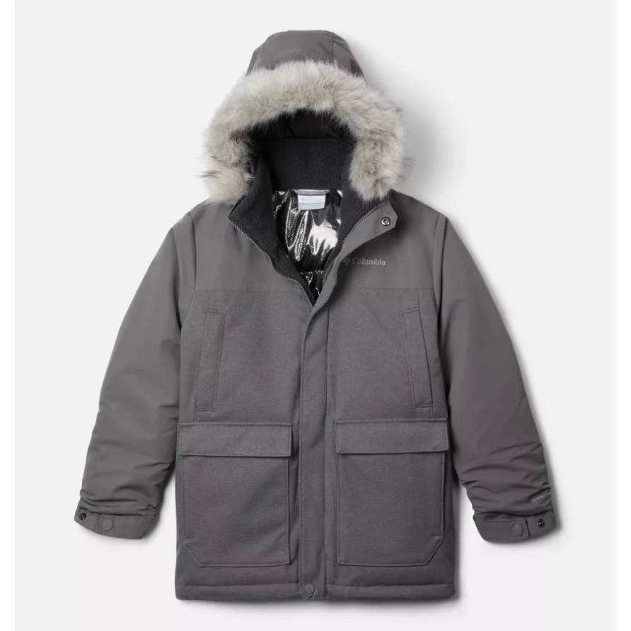 Boundary Baydown Parka Für Jungen Columbia City Grey