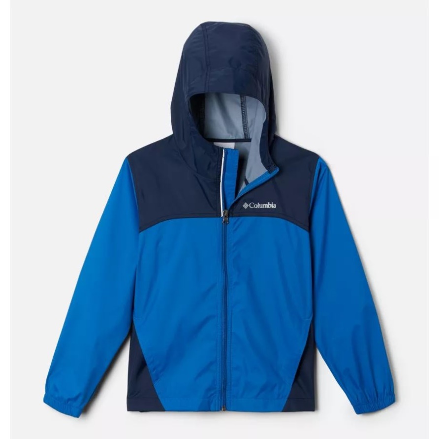 Glennaker Regenjacke Für Jungen Columbia Bright Indigo/collegiate Navy