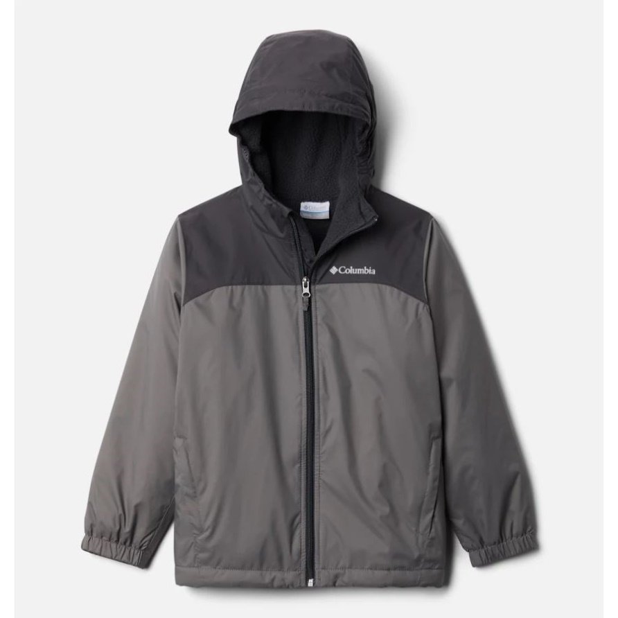 Glennaker-Jacke Mit Sherpa-Futter Für Jungen Columbia City Grey/Shark