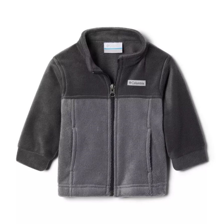 Steens Mountain II Fleecejacke Für Jungen, Säugling, City Grey/Shark Columbia