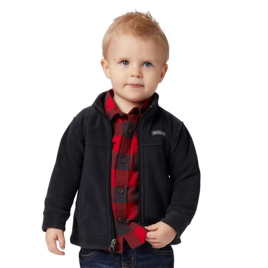 Steens Mountain II Fleecejacke Für Jungen, Kleinkind, Columbia, Schwarz