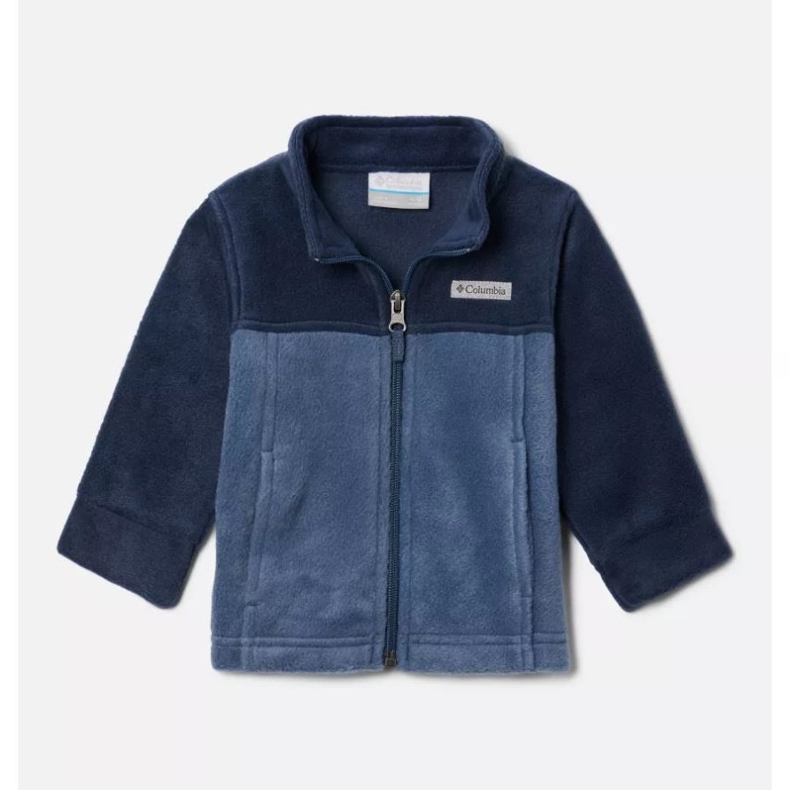 Steens Mountain II Fleecejacke Für Jungen Für Kleinkinder In Dark Mountain/College Navy Columbia