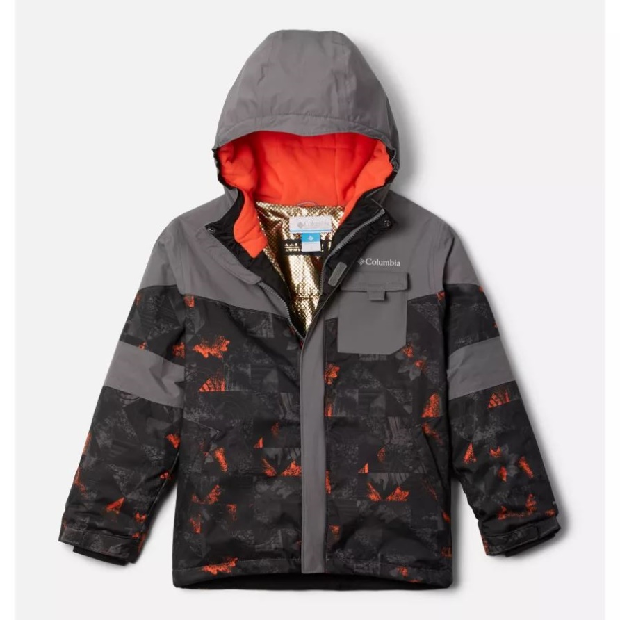 Mighty Mogul II Omni-Heat Infinity Isolierjacke Für Jungen Shark Kaleidoscope/City Grey Columbia