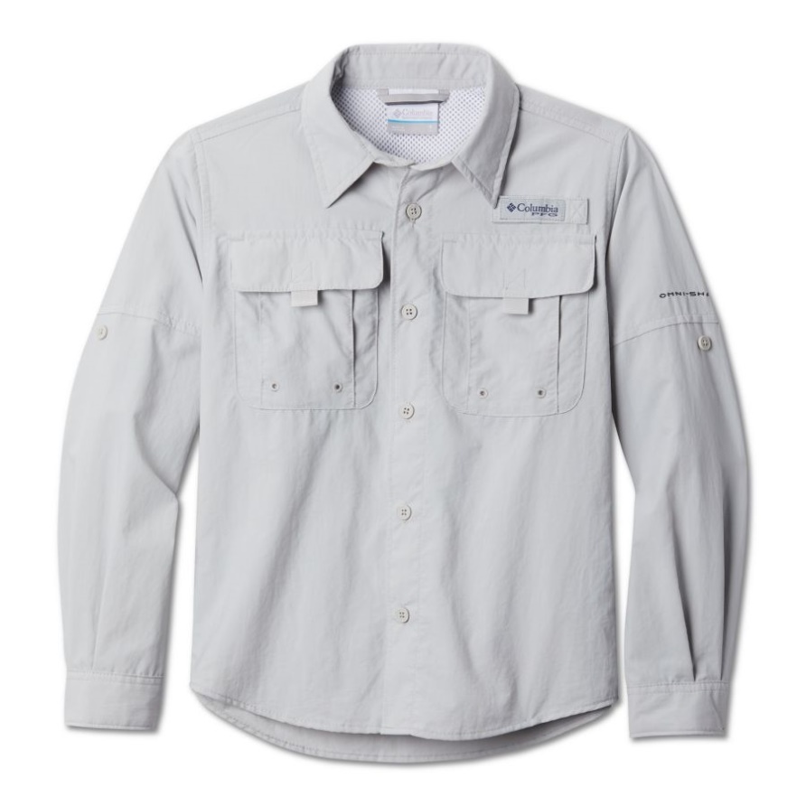 Pfg Bahama Langarmhemd Für Jungen Columbia Cool Grey