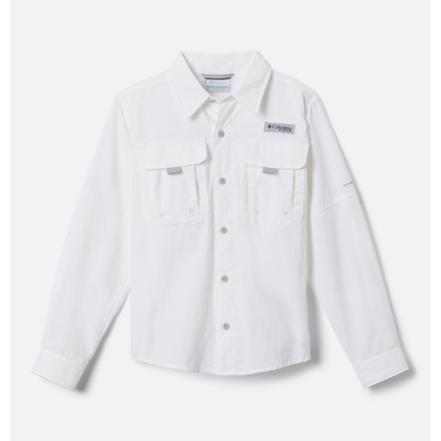 Langärmliges Hemd Pfg Bahama Für Jungen Weiß Columbia