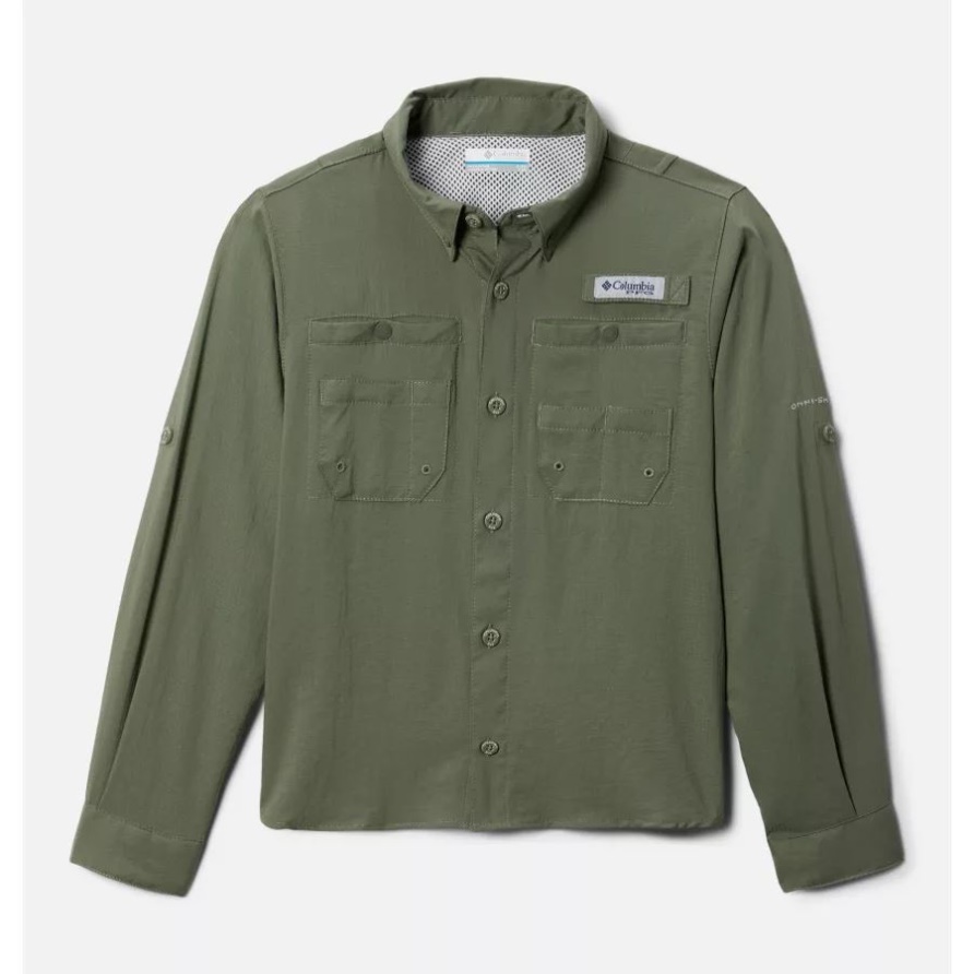 Pfg Tamiami Langarmhemd Für Jungen Columbia Cypress