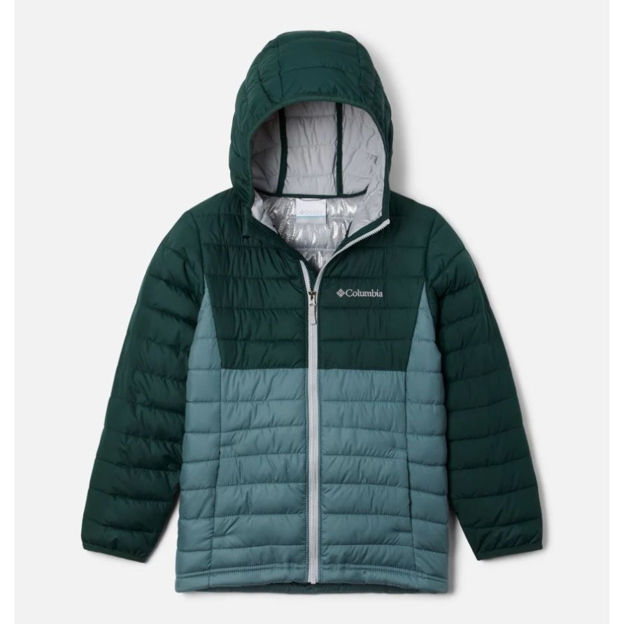 Puder Lite Kapuzenjacke Für Jungen Columbia Metal/spruce
