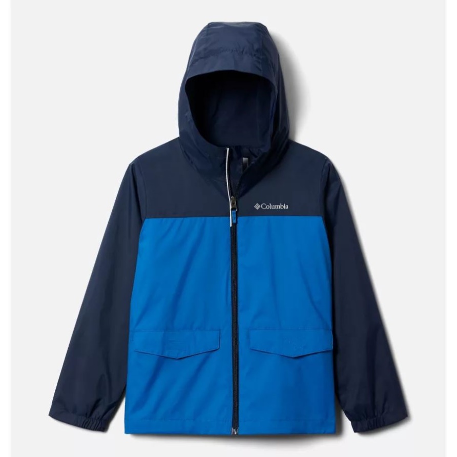 Rain-zilla-jacke Für Jungen Columbia Bright Indigo/collegiate Navy