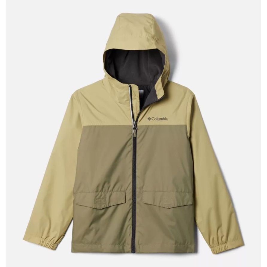 Rain-zilla Jacke Für Jungen Columbia Stone Green/savoury